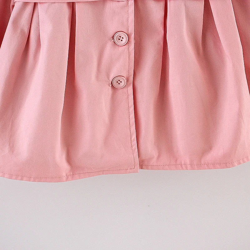 Baby Girl Jacket Long Sleeve Cotton Windbreak 0-3 Years