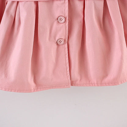 Baby Girl Jacket Long Sleeve Cotton Windbreak 0-3 Years
