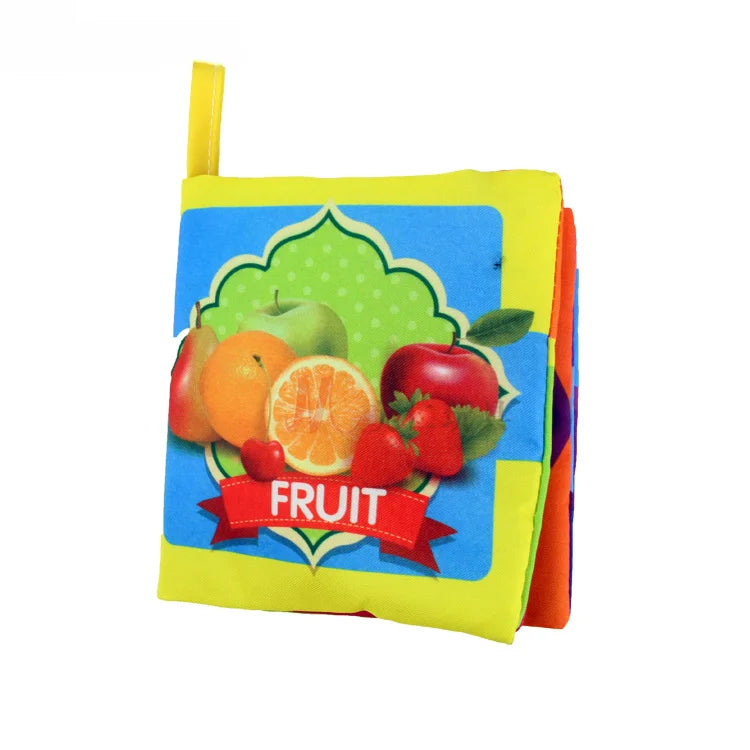Baby Soft Cloth Book 0-36 Month Montessori Early Educational Toys Cognitive Book for Toddler