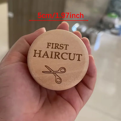 Natural Beech Wood Baby Fetal Hair Keepsake Box | Portable Memory Storage, Minimalist Lightweight Gift for New Parents