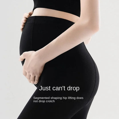 High Waist pregnancy Leggings Skinny Maternity clothes for pregnant women Belly Support Knitted Leggins
