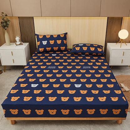 Waterproof Mattress Cover with Zipper Six-Sided Bed Bug Proof Mattress Encasement Customized Size Fitted Sheet Cute Bed Cover