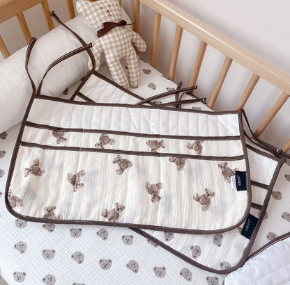 Cotton Newborn Crib Organizer Toys Baby Bed Hanging Storage Bags Diaper Pocket for Crib Bedding Set Accessories Nappy Store Bags