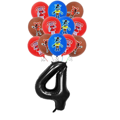 FNAF Five Nights Freddyed Birthday Party Decorations Balloons Plate Banner Tableware Set for Baby Shower Party Favors Kids Gifts