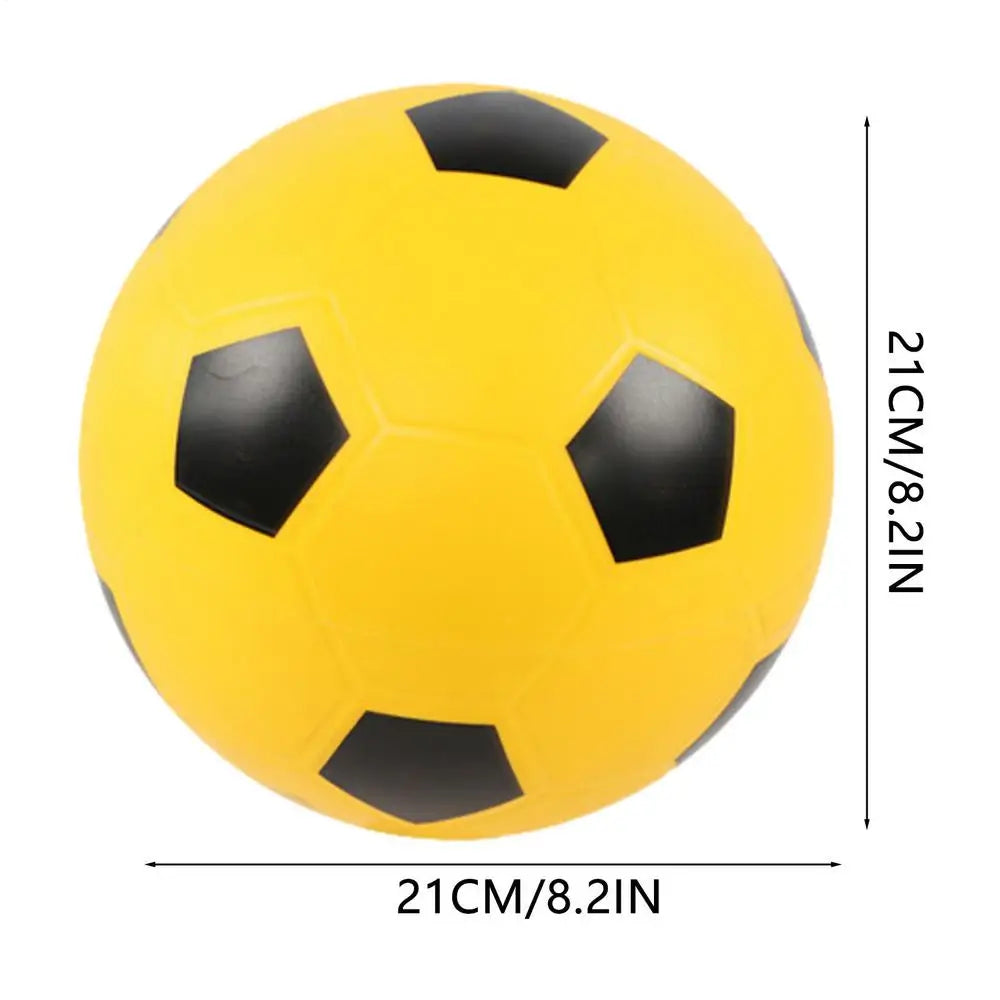 21cm Bouncing Mute Ball Toy Indoor Silent Baby Toy Silent Soft Soccer Ball Bounce Child Sports Games