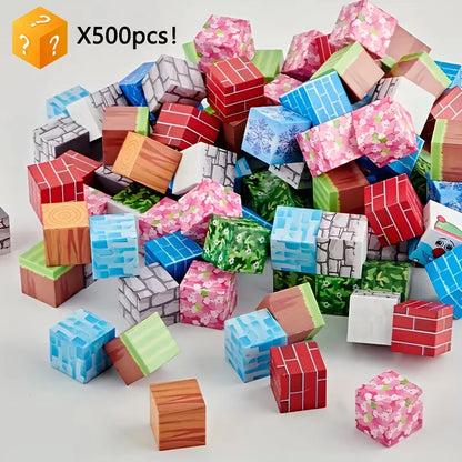 Random Magnetic Building Blocks Magnet Set Bricks Mini World STEM Construction DIY Educational Toys For Kids Birthday Gifts