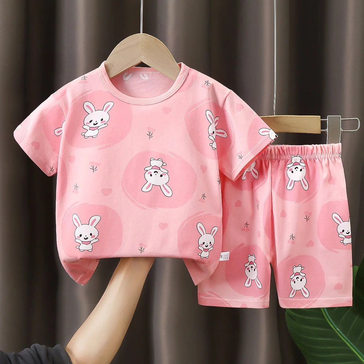 2-6 Years Boys & Girls Toddler Set Children's Short sleeve Cotton