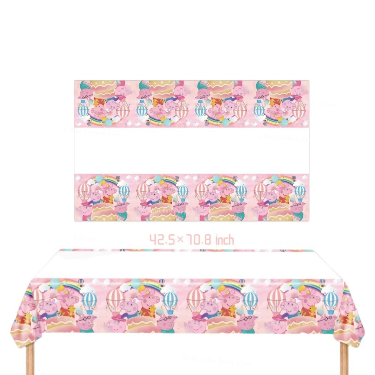 Peppa Pig Birthday Party Decorations Balloons Plate Cup Banner Tableware Set for Baby Shower George Page Party Favors Kids Gifts