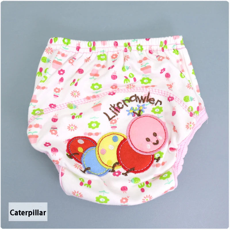 Mother Kids Baby Bare Cotton Cloth Diapers Unisex Reusable Infants Children Training Panties Washable Underwear Nappies Changing