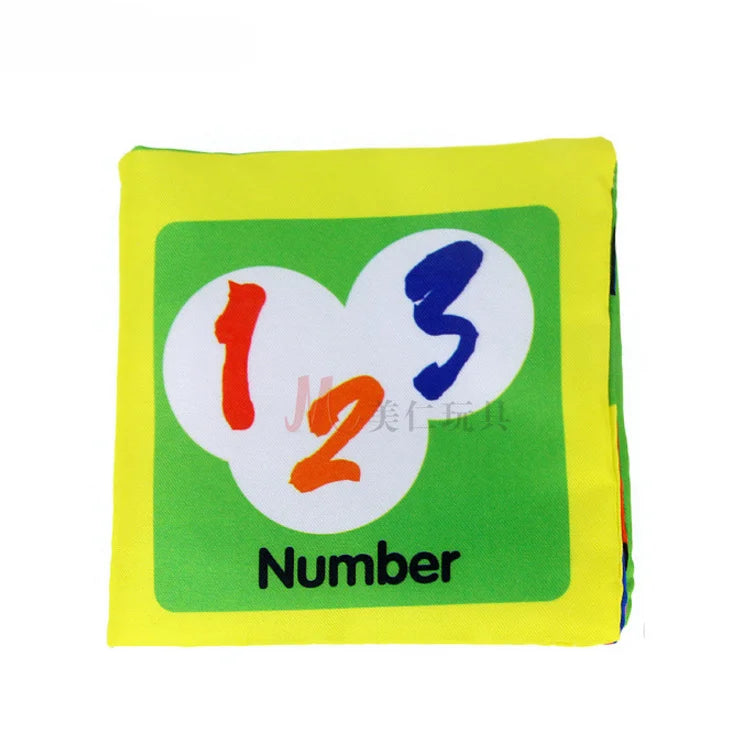 Baby Soft Cloth Book 0-36 Month Montessori Early Educational Toys Cognitive Book for Toddler