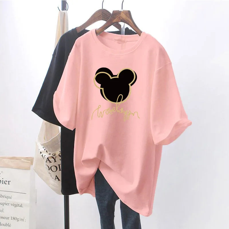 Short Sleeve Maternity Cotton Postpartum Woman Breastfeeding T-Shirt