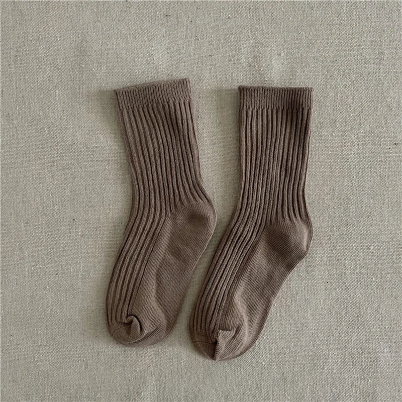 1-10Years Kids Boys Girls School Sock Stripped Toddlers Ankle Socks Cotton Children's Casual Sock Soft