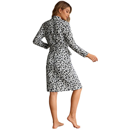 Maternity Robe Matching Baby Receiving Blanket Mommy Labor Delivery Night-robe with Swaddle Set Hospital Home Nursing Clothing