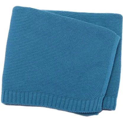 Personalized Name Baby Blanket Embroidered Name Knit Baby Blanket Newborn Gift New Mom Gifts Newborn Baby Girl & Boy Gift