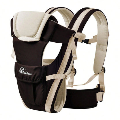 Baby Sling Carrier, 4-in-1 Ergonomic Baby Backpack Carrier, Easily Adjustable Baby Carrier Newborn to Toddler