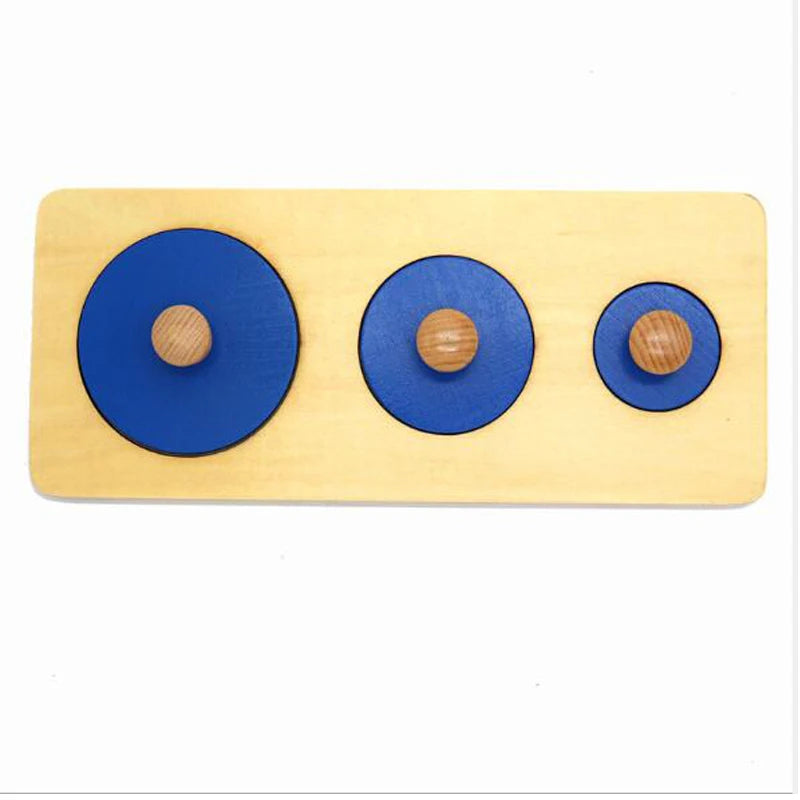 Puzzle Toys Wooden Geometric Shapes Sorting Math Colorful Preschool Learning Educational Game Baby Toddler Toys