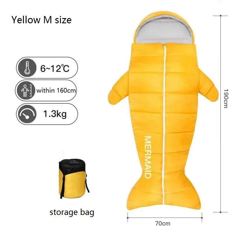 Ultralight Sleeping Bag Camping Sleeping Bag for Kids and Adults Sleeping Bag Camping Vacuum Bed Camping Accessories S/M/L size