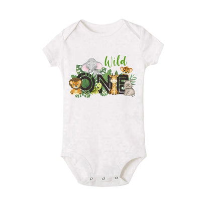 Wild Family Matching Family Shirts Wild One Baby Birthday Shirt Dad Mom Shirt Brother Sister Tshirt Summer Family Look Tee Gift