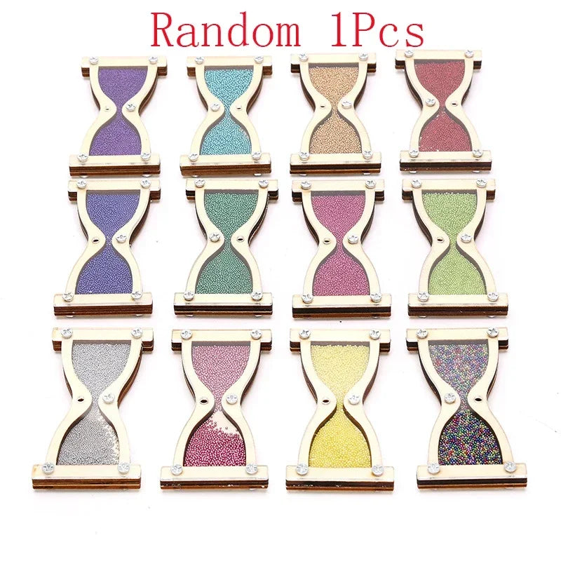 DIY Montessori Busy Board Wooden Toy Accessory animal Hourglas Alarm Clock Mirror Educational Unlock Sensory Toy Educational Toy