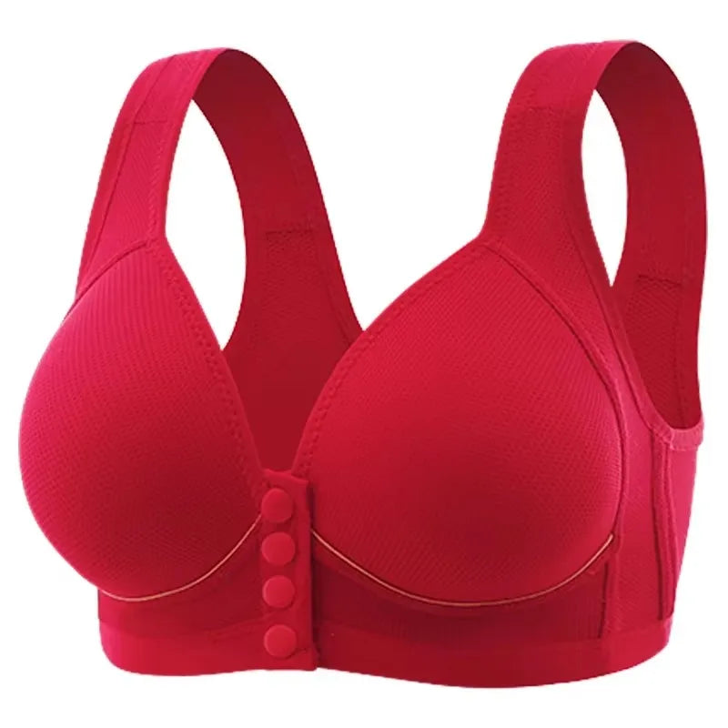 Maternity Bra Wire Free Front Closure Breastfeeding Nursing Bra