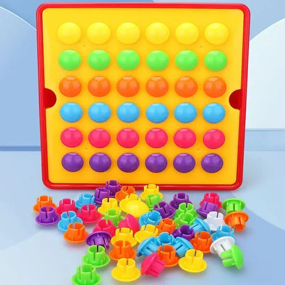 3D Mushroom Nail Puzzle Jigsaw Toys Baby Toys Cartoon Animal Puzzles Games Kids Early Educational Toys