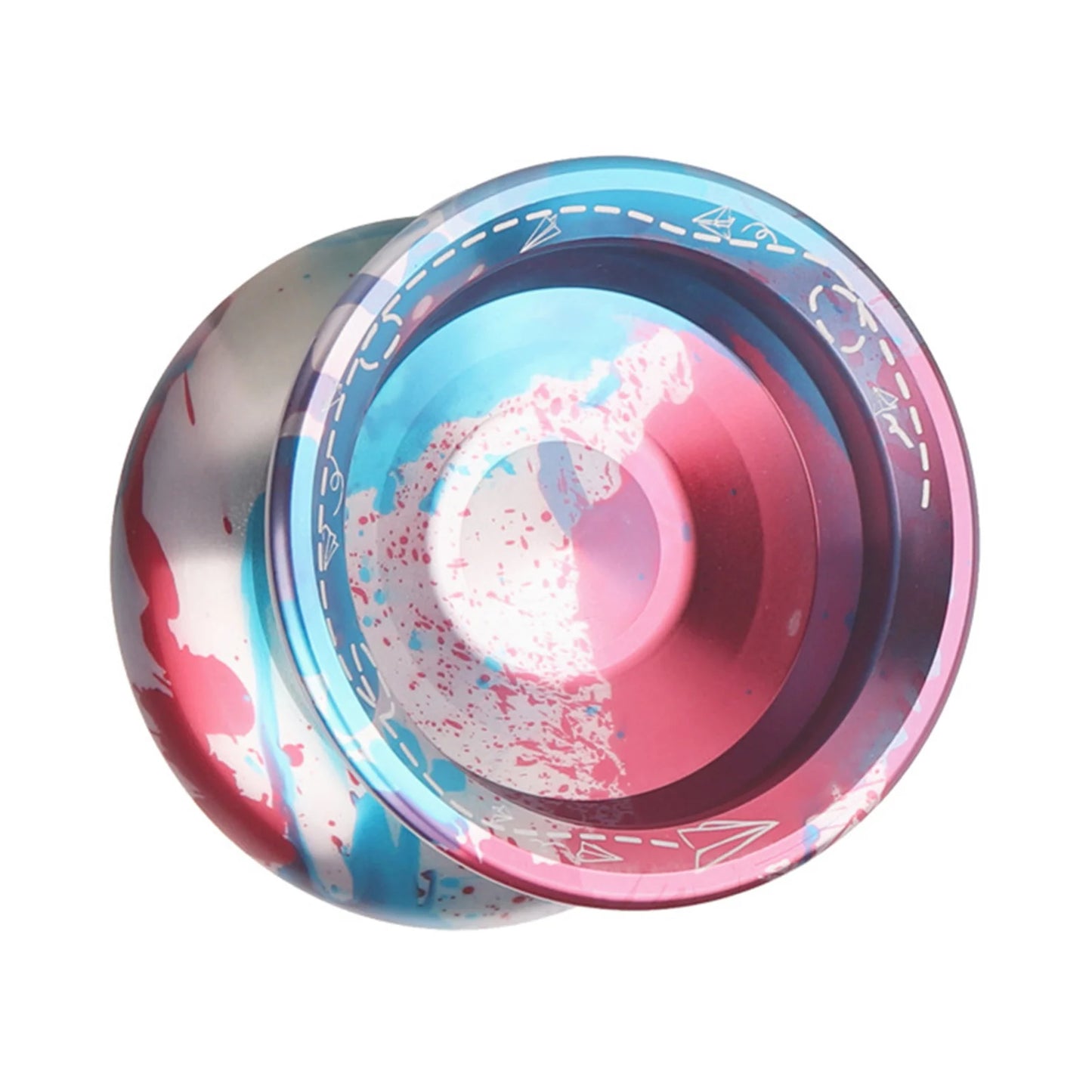 Kids Yo Yo Ball Bearing Yo Yo Professional Unresponsive Yo Yo Aluminum Alloy Yo Yo Ball for Beginners Advanced Players
