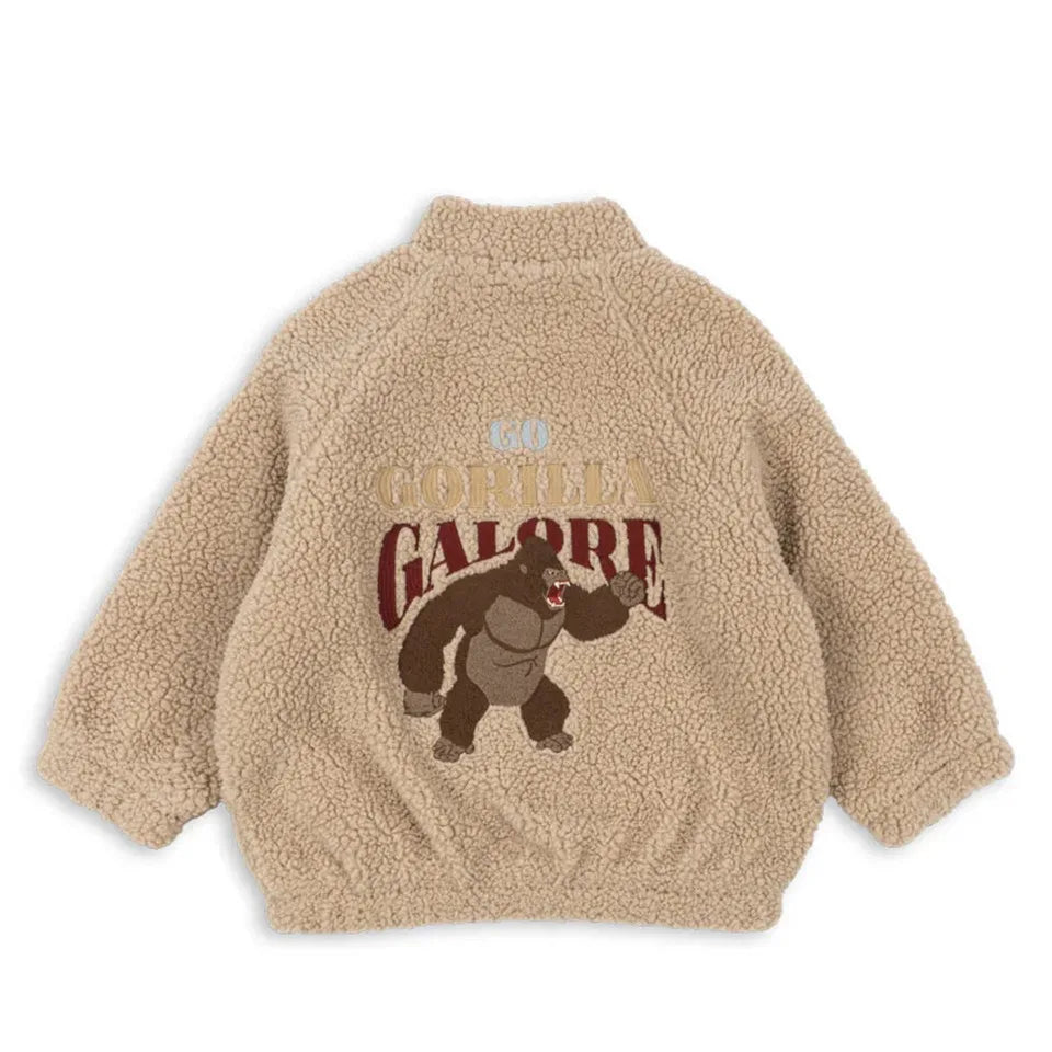 Winter Casual Boys Coat  Sherpa Jacket  Boys Girls Fashion Fleece Warm Outfit for Boys Girls Winter Kids Clothing