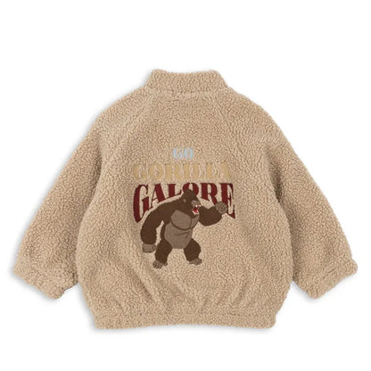 Winter Casual Boys Coat  Sherpa Jacket  Boys Girls Fashion Fleece Warm Outfit for Boys Girls Winter Kids Clothing