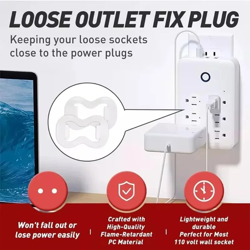 Universal Fastening Electrical Socket Accessory Tighten Socket Conversion Cover American Standard Transparent Safety Plug Outlet