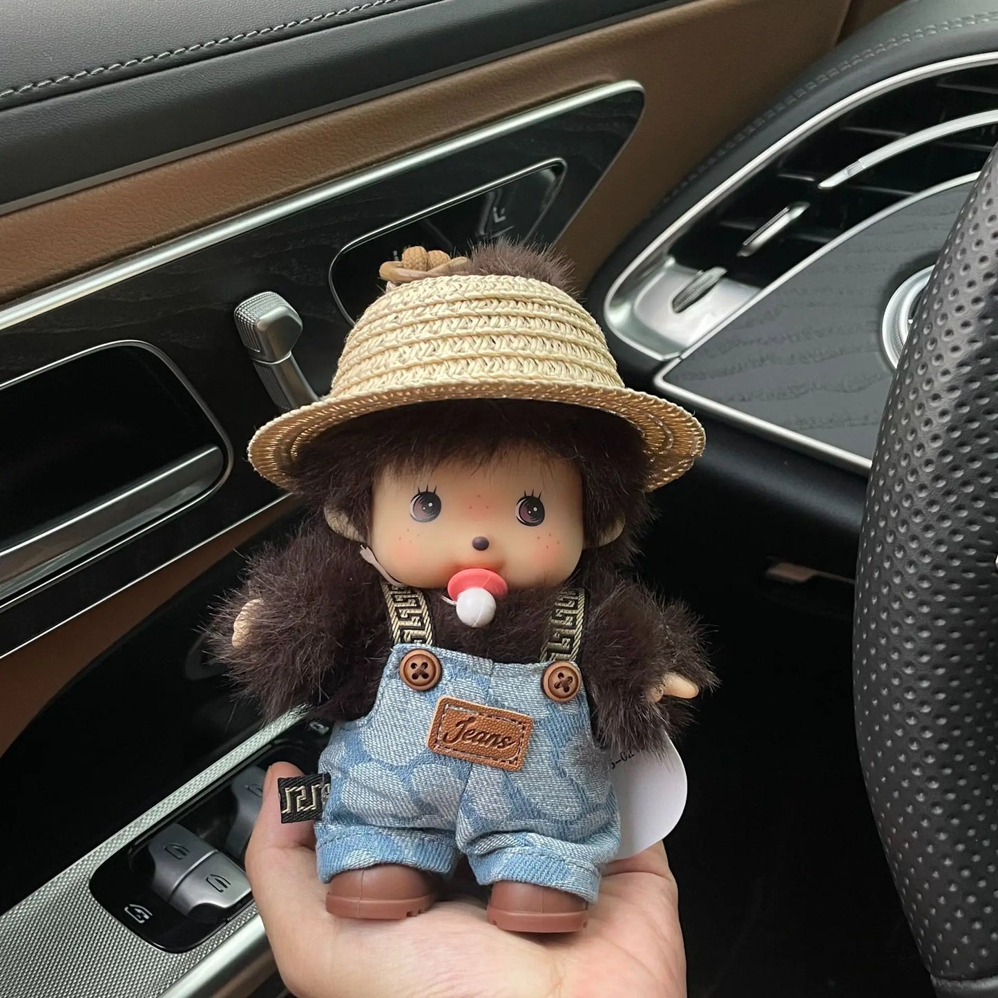 15cm Monchhichi Cute Little Monkey Diy Outfit Change Doll Multiple Styles Exquisite Backpack Pendant Keychain Toy Periphery Gift