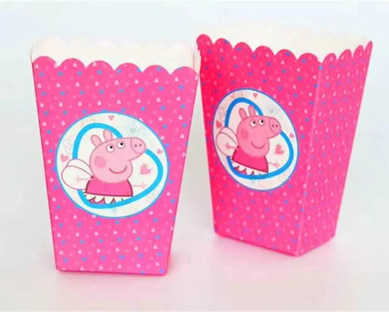 Peppa Pig Birthday Party Decorations Balloons Plate Cup Banner Tableware Set for Baby Shower George Page Party Favors Kids Gifts
