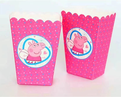 Peppa Pig Birthday Party Decorations Balloons Plate Cup Banner Tableware Set for Baby Shower George Page Party Favors Kids Gifts