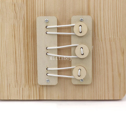 Busy Board Accessories Montessori Wooden Toy Key Lock Switch Slides Paillette Educational Toy Early Education Training Toy Gifts
