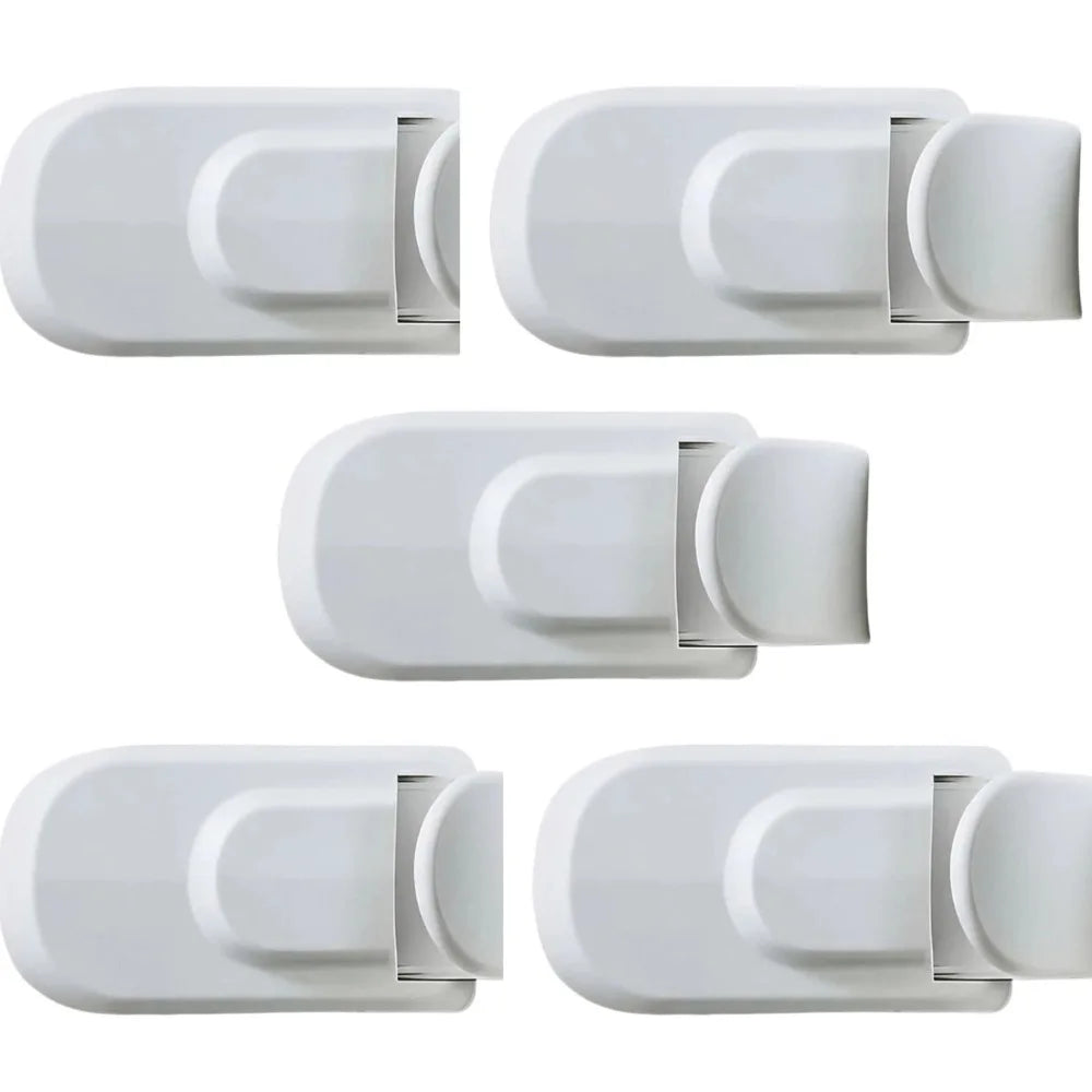 1/2/3/5pcs Child Protection Safety Lock Anti-pinch Door Blocking Lock Prevents Child From Opening Door Latch Automatically Locks