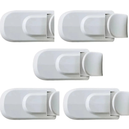 1/2/3/5pcs Child Protection Safety Lock Anti-pinch Door Blocking Lock Prevents Child From Opening Door Latch Automatically Locks