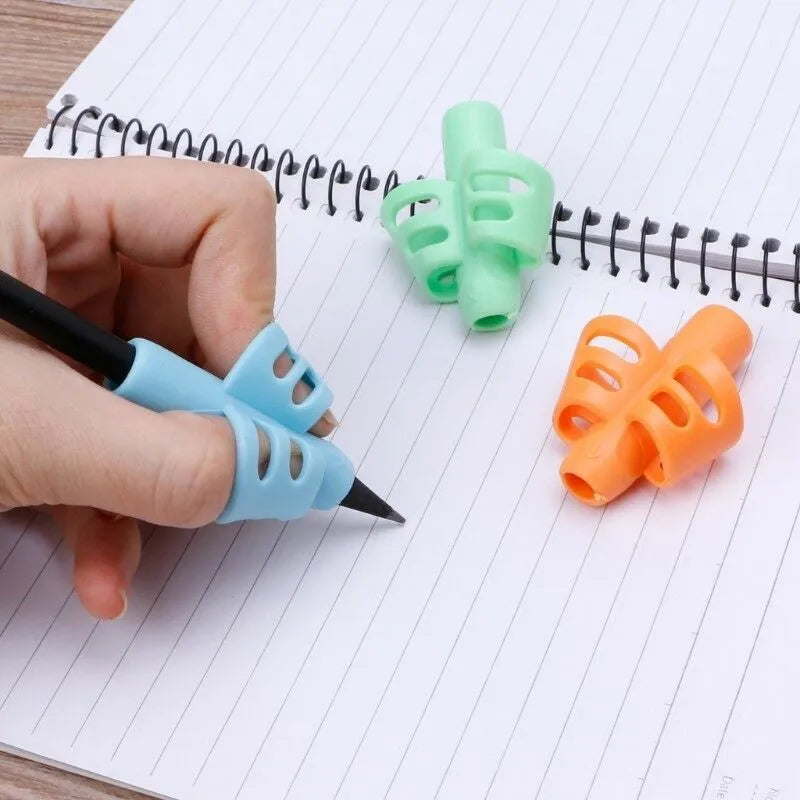 3Pcs/set Children Writing Pencil Holder Kids Writing Posture Correction Device Learning Aid Tool for School Office