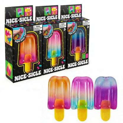 Hot New Ice Cream Squeezing Soft Candy Summer Sensory Stress Relief Color Pinching Music Fidget Sensory Toy