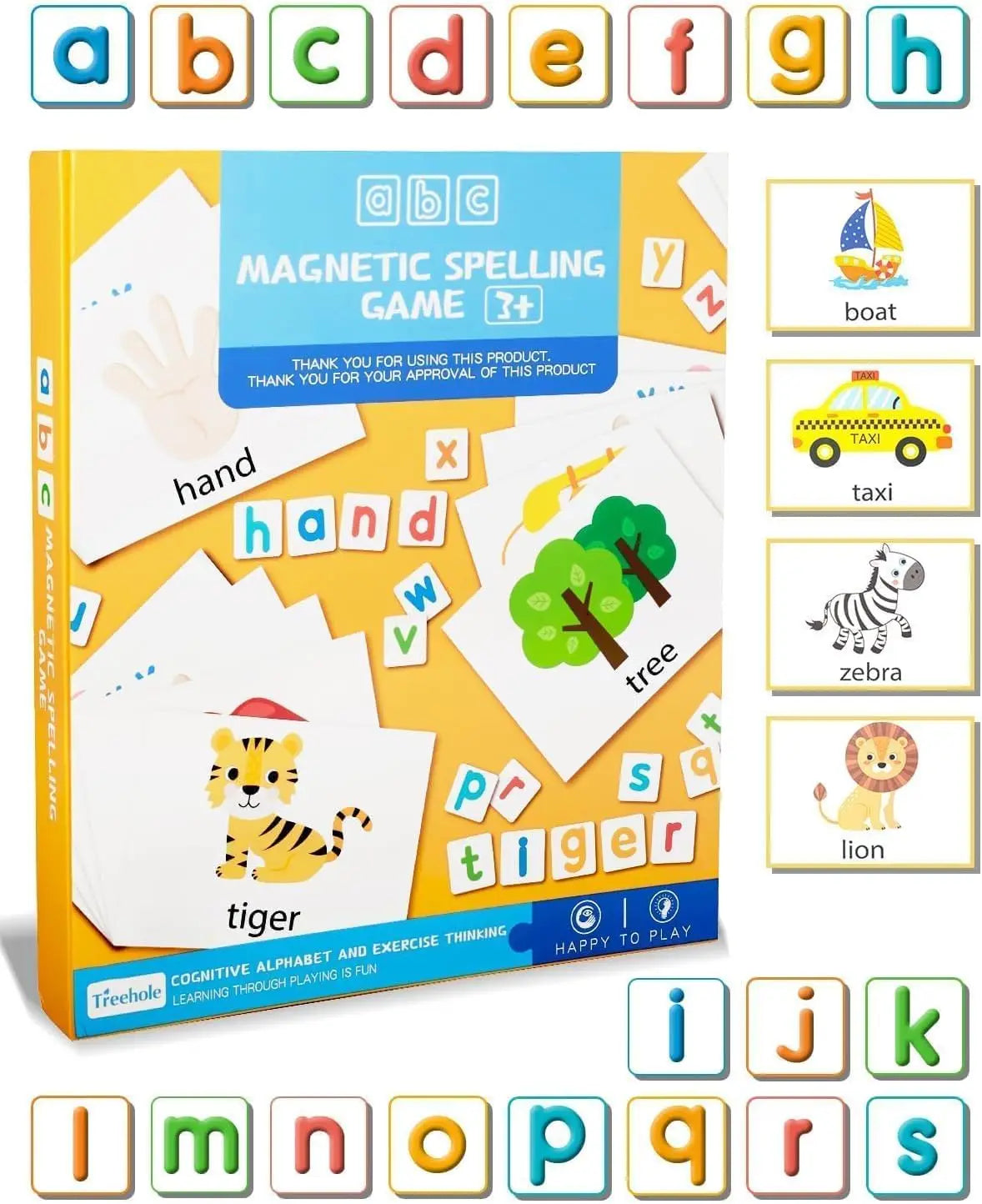 Letters and Numbers Set for Toddlers, 52Pcs Refrigerator Alphabet Magnets for Kids- Early Education