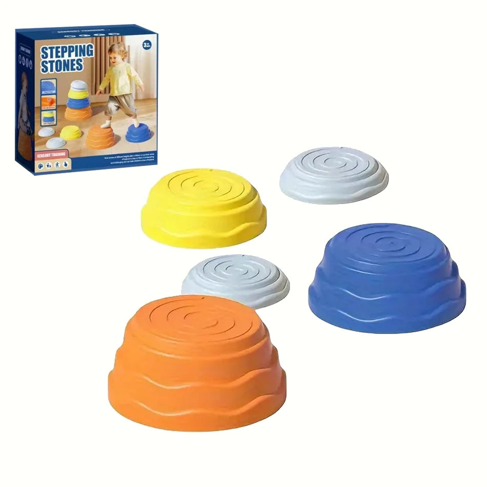 5Pcs/set Balance Stepping Stones Toys Kids Trampling Stone Montessori Toys Tactile Sensing Sports Toys Kids Indoor Outdoor Play