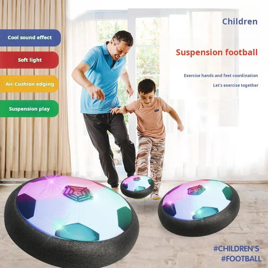 Fun Floating Foam Soccer Kid Toy Electric Hover Ball Indoor Safe  Parent-child Interactive(Without Battery) Lighting and Music
