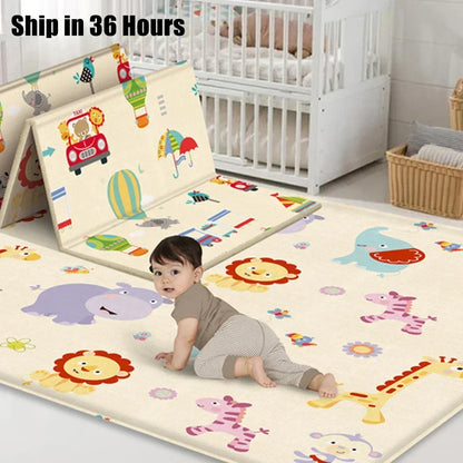 Foldable Baby Play Mat Educational in The Nursery Climbing