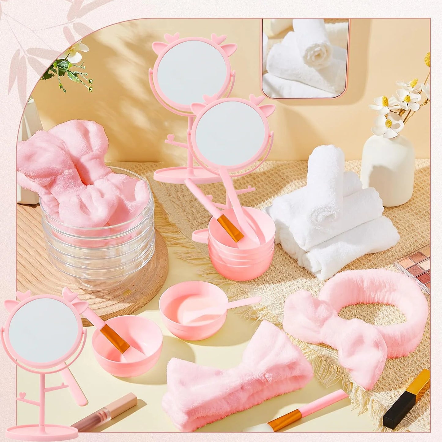 6/8/10/12/14/16Sets Spa Party Supplies for Girls Birthday Party DIY Kids Birthday Party Supplies Favors