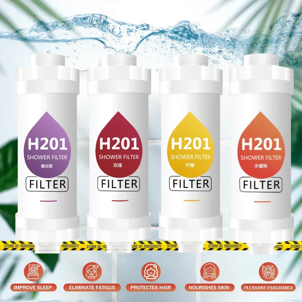Filter For Shower Scented Shower Head Water Softener Improve Hair Skin Removal Shower Purifier