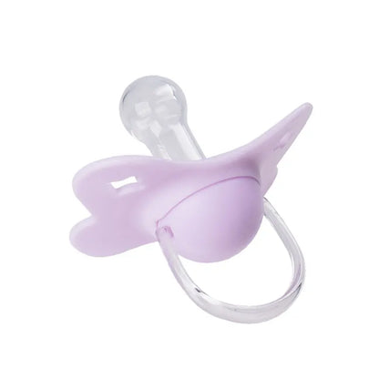 1PC Baby Pacifier Silicone Soother Newborn Round Nipple BPA Free 100% Food Grade With PP Dust Proof Lid