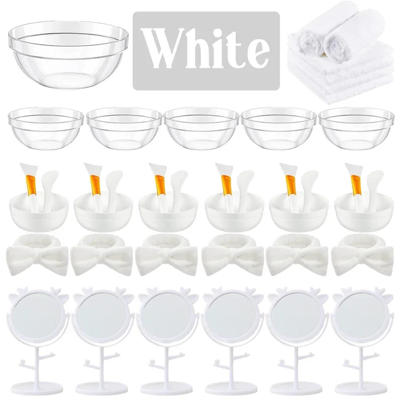 6/8/10/12/14/16Sets Spa Party Supplies for Girls Birthday Party DIY Kids Birthday Party Supplies Favors