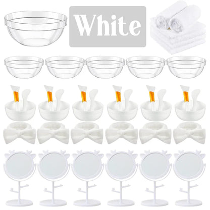 6/8/10/12/14/16Sets Spa Party Supplies for Girls Birthday Party DIY Kids Birthday Party Supplies Favors