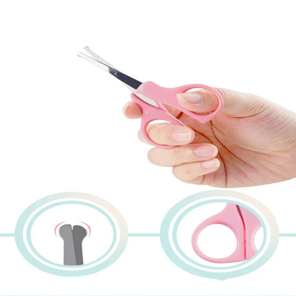 Safe Portable Nail Clipper Trimmer Tweezer with Box Children Manicure Kit Newborn Baby Nail Scissor Baby Nail Care Tool Kid