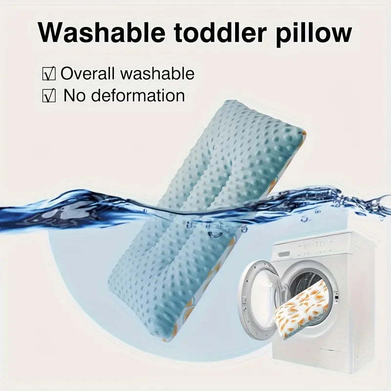Children’s Plush Comfort Pillow, Double-Sided Ergonomic Design for Year-Round Comfort and Sleep Support