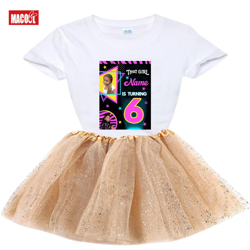 That Girl Laylay Tutu Set Girls 7th Birthday Party Outfits Kids Outfit Shirt Outfit Kids Shirts Girl Dress Sets Child Outfit 6th