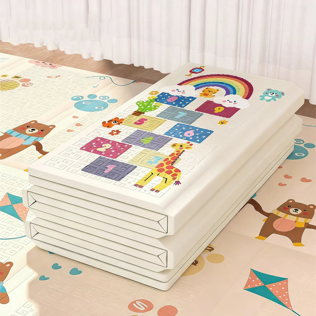 Foldable Baby Play Mat Educational in The Nursery Climbing